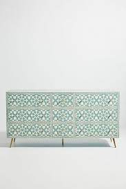 Painstakingly handcrafted by skilled artisans, this piece celebrates an ethnic flair with motif that is packed with visual intrigue. Moroccan Inlay Nine Drawer Dresser Anthropologie