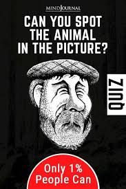 Studies Say Only 1 Of People Can Spot The Animal In The Picture In 2020 Cool Illusions Animals Brain Training Apps