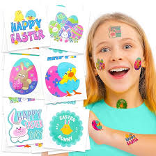 Amazon.com: Easter Basket Stuffers for Kids, 144 Pack Easter Tattoos for  Kids, Individual Temporary Tattoos Easter Themes, Fake Tattoo Stickers, Egg  Fillers, Easter Treats, Easter Toys, Easter Basket Essentials : Beauty &