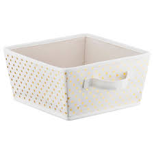 Black And White Polka Dot Storage Bins Small Polka Dot Toy Storage Bin White Gold Pillowfort Toy Storage Bins Pillow Fort Gold Polka Dots