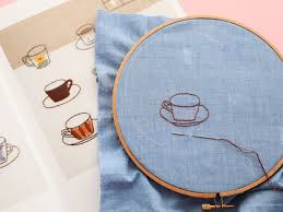 The pattern lines transferred to the fabric should be as thin as possible so that they do not peek out from under your beautiful embroidery. How To Transfer Embroidery Patterns Onto Dark Fabric My Poppet Makes