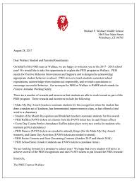 You are welcome to bring your. Pbis Welcome Back Letter Wallace Middle School