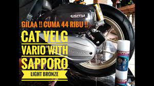Udělejte si doma výtečnou tiramisu. Modif Vario Cat Velg Vario Dengan Sapporo Light Bronze Gold Tiramisu Youtube