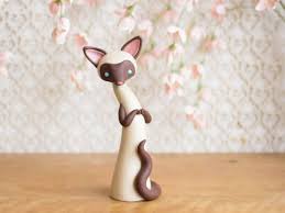 L Endroit Ou Acheter Et Vendre Tout Le Fait Main Siamese Cats Handsome Gift Sculpture