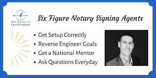 She has taught students all over the united states how to become successful loan signing agents. How To Become A Notary Signing Agent Get Certified With Nsa Blueprint