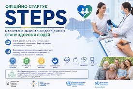 В Україні стартує масштабне дослідження STEPS 2026 щодо  факторів ризику неінфекційних захворювань