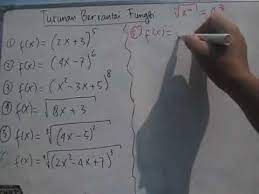 Pengertian akar pangkat 3 atau cubic root. Turunan Berantai Fungsi Untuk Pangkat Tinggi Dan Akar Mudah Dan Detail Youtube