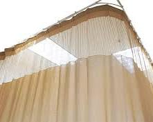 Flexible cubicle curtain track