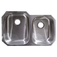 stainless steel undermount 60/40 double
