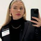 Grace Beverley black and gold details