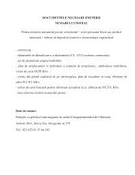 Maybe you would like to learn more about one of these? Http Primariajilava Ro Wp Content Uploads Urbanism Nr Postal Doc Necesare Documentele Necesare Emiterii Nr Postal Jilava Pdf