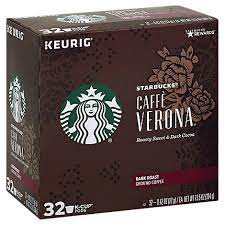 Expertly crafted to bring out sweetness and intensity, this dark roast showcases the precision and skill of our roasters, who created a coffee that's slightly darker. Starbucks Coffee K Cup Pods Dark Roast Caffe Verona Box 32 0 44 Oz Safeway