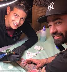 He is currently playing for psv eindhoven and the netherlands national team. Real Madrid Forward James Rodriguez Turns Tattoo Artist Amid Doubts Over Bernabeu Future Daily Mail Online