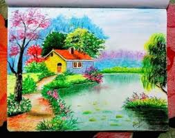 A quality set of colored pencils can open up a whole world of artistic potential. Unique Scenery Easy Beautiful Landscape Drawing