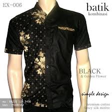 Baju batik atasan kombinasi lengan panjang pria semar putih sragenan. Batik Kombinasi Kain Polos Hitam Kemeja Batik Hitam Keren Batik Kombinasi Elegan Seragam Batik Kombinasi Bati Busana Batik Model Baju Pria Desainer Pakaian