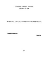 Prezenta decizie a fost intocmita in 2(doua) exemplare Licenta Incetarea Contractului Individual De Munca Drept 364381