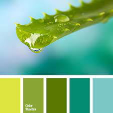 Below we see an emerald green lamp and lime green pillows in a teal space. Color Palette 1894 Nature Color Palette Green Colour Palette Color Palette