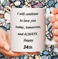 34th Anniversary Gift For Her 34th Anniversary Gifts For Women 34th Wedding Ann Romantic Anniversary Gifts Anniversary Gifts For Wife Birthday Gifts For Girls