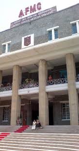 Aerial view of AFMC Pune campus and parade ground