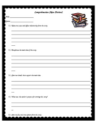 By understanding each of these components, students are better able to analyze and appreciate the author's work. Comprehension Worksheets For Any Book Or Story By Kristen Duckworth