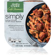 Birds Eye Veggie Penne Pasta Nutrition Facts Healthy Choice Cafe Steamers Simply Meatball Marinara Frozen Entrees Meatball Marinara Healthy Choice Cafe Steamers