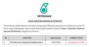 Jika anda sedang mencari kerja kosong 2019 maka anda berada di laman web yang betul. Jawatan Kosong Di Petronas Polis Bantuan Ejawatankini Com