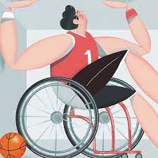 Michael Driver On Instagram Here S One I Did For Mosaicscience About Wheelchair Basketball Art Di Illustration Competitions Illustration Image Illustration