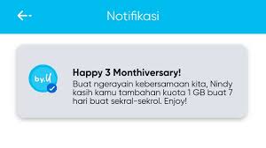 Cara mendapatkan kuota tambahan gratis 55gb dari xl. Cara Mendapatkan Kuota By U Gratis 10gb Promo Murah