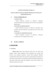 Rumus hukum ohm dan bunyi hukum ohm adalah salah satu ilmu dasar yang wajib diketahui oleh siapa saja yang ingin menggeluti dunia elektronika dan fisika. Hukum Ohm Pdf