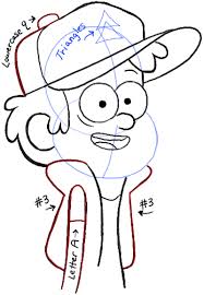 Learn how to draw dipper from gravity falls in this simple step by step narrated video tutorial. How To Draw Dipper Pines From Gravity Falls With Step By Step Drawing Tutorial How To Draw Step By Step Drawing Tutorials