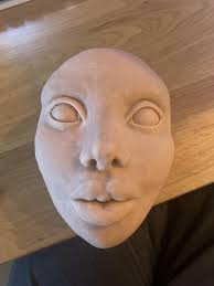 Help] Why does my polymer clay sculpture looks to have these lighter  colored lines after baking? : r/Sculpture