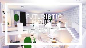 Luxurious Futuristic House Speedbuild Part 2 Roblox Adopt Me Jenn N Futuristic House Cool House Designs My Home Design