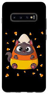 Amazon.com: Galaxy S10+ Cat Candy Corn Kitten Funny Candy Corn Halloween  Costume Case : Cell Phones & Accessories