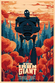 The most common iron giant poster material is cork. The Iron Giant By Kilian Eng Ltd X 100 Screen Print Art Poster Mondo Mint Movie Ebay