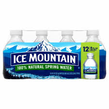 This means that 5 imperial gallons weigh, on average, some 10 pounds. Ice Mountain Natural Spring Water 12 Bottles 8 Fl Oz Kroger