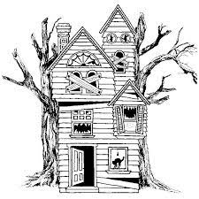 Haunted House 1560n Haunted House Drawing Haunted House Tattoo Spooky Tattoos