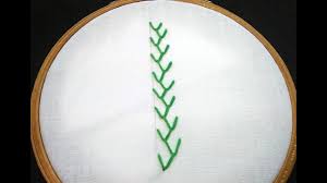 The most common youtube embroidery material is cotton. Hand Embroidery For Beginners Feather Stitch Youtube