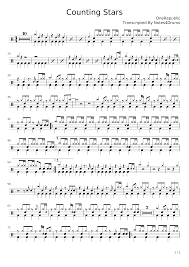 For those just getting started in drums, read the introductory material and proceed straight through volume 1 from lesson 1 through lesson 23. Counting Stars By Onerepublic Drums Sheet Music For Drum Group Solo Musescore Com