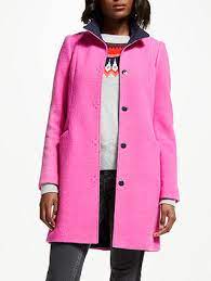 Boden Hengrave Coat Pop Pansy