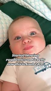 The amount of times I have to wipe my phone and arm off is crazy. DO NOT  TEACH YOUR BABIES TO DO RASPBERRIES UNLESS YOU WANT TO BE FULL OF SPIT  😂😂❤️ #babylove #mybaby #fyp #5months