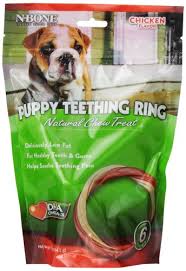 Anyone who has raised a puppy knows that the teething period is intense. N Bone 6 Pack Puppy Teething Ring Chicken Flavor Buy Online In Bahamas At Bahamas Desertcart Com Productid 1299030