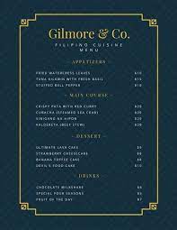 This galette looks so fancy—and also tastes fancy—but is super quick and easy. Elegant Dark Blue Bordered Fancy Menu Menu Design Menu Template Menu Design Template