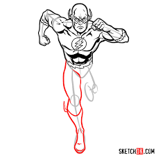 For each, you pick the one you like, then place and size it appropriately. How To Draw Flash Barry Allen Sketchok