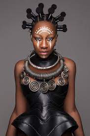 Pics These Stunning Futuristic And African Inspired Hairstyles Won The British Hair Awards Via Behance African Makeup African African Hairstyles