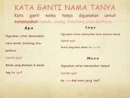 Maybe you would like to learn more about one of these? Kata Ganti Nama