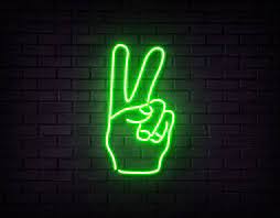 Plug each one in and jiggle it a little bit to make sure the lights stay on. Peace Sign Neon Led Sign Artivation