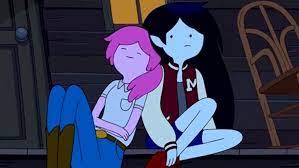 Princess bubblegum is my least favorite character but i have to admit she does what's expected having that big brain of hers and her voice actress is pretty great. Marceline Princess Bubblegum Finally Kissed In The Adventure Time Series Finale