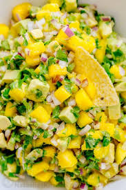 I used a small sauce pan so that i did not use the 5 cups of canola oil for deep frying. Fresh Mango Salsa Recipe 5 Ingredients Natashaskitchen Com