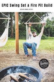 The garden fire pit is easy to set up,compact and portable design is easy to move and store,clean with a slightly damp cloth. Epic Swing Set Fire Pit Build John Malecki