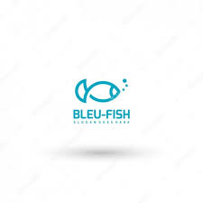 The master slide of this free powerpoint layout has the ocean theme with seagrass. Free Vector Blue Fish Logo Template